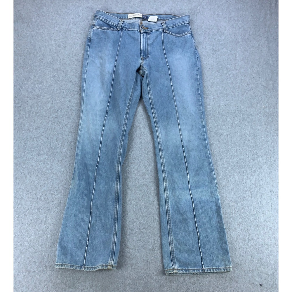 Gap Modern Bootcut Jeans Womens 14 Light Blue Y2K Seam Front Belle Du Jour
